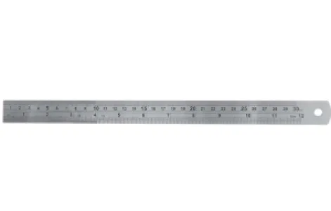 Fett 1500mm Pldmm/İcnch Paslanmaz Çelik Cetvel