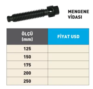 Fett 200mm Krasnic Mvn Süper Hassas Mengene Vidası