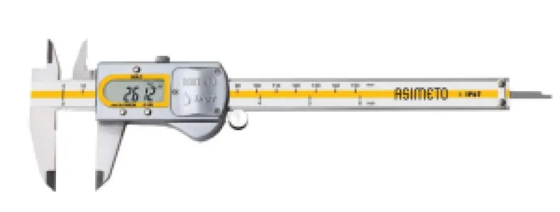 Fett 0-150mm Asimeto Ip67 Su Geçirmez Metal Kasa Dijital Kumpas As-305062