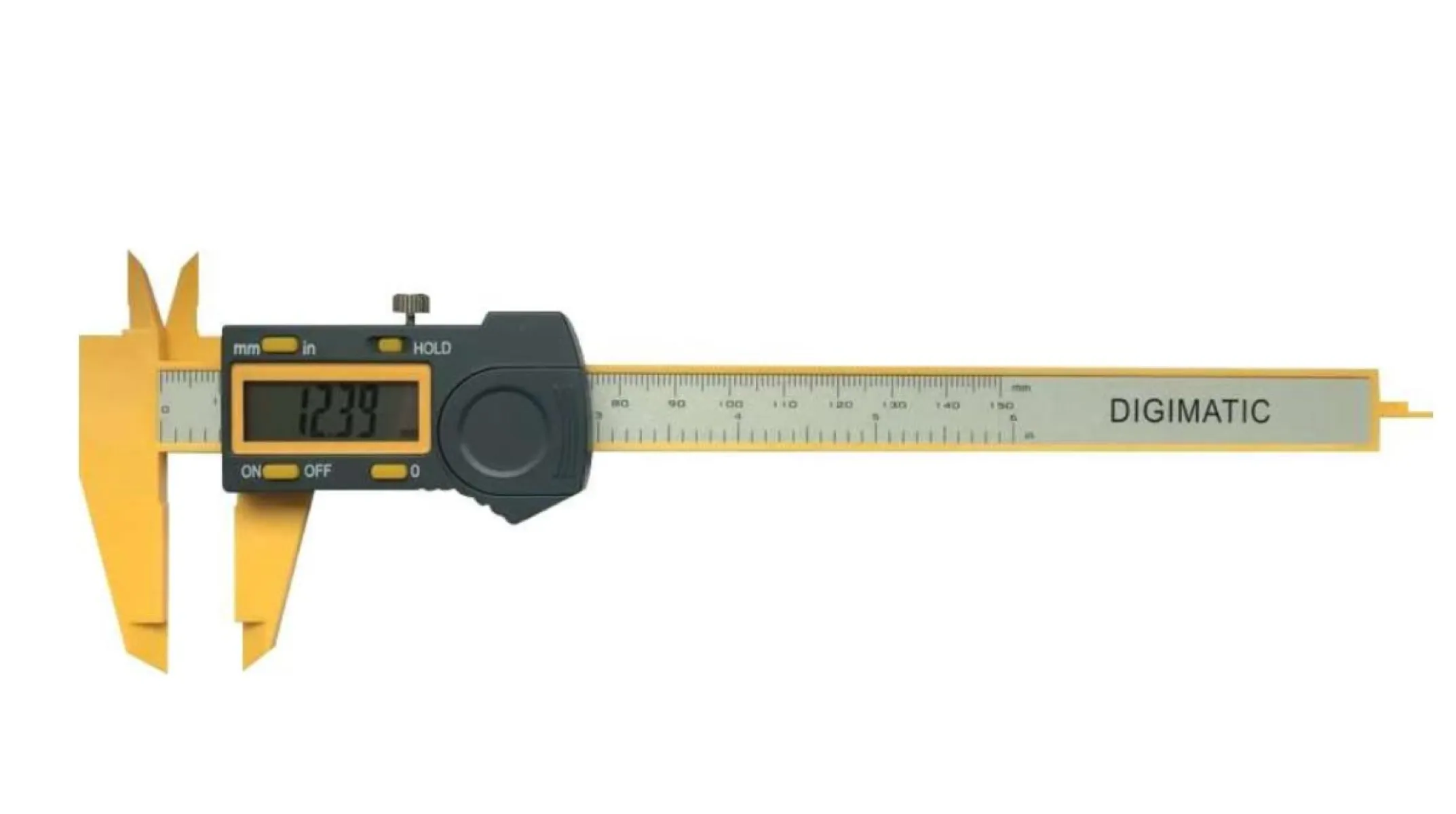Fett 0-150mm Asimeto Karbon Fiber Dijital Kumpası As-310060