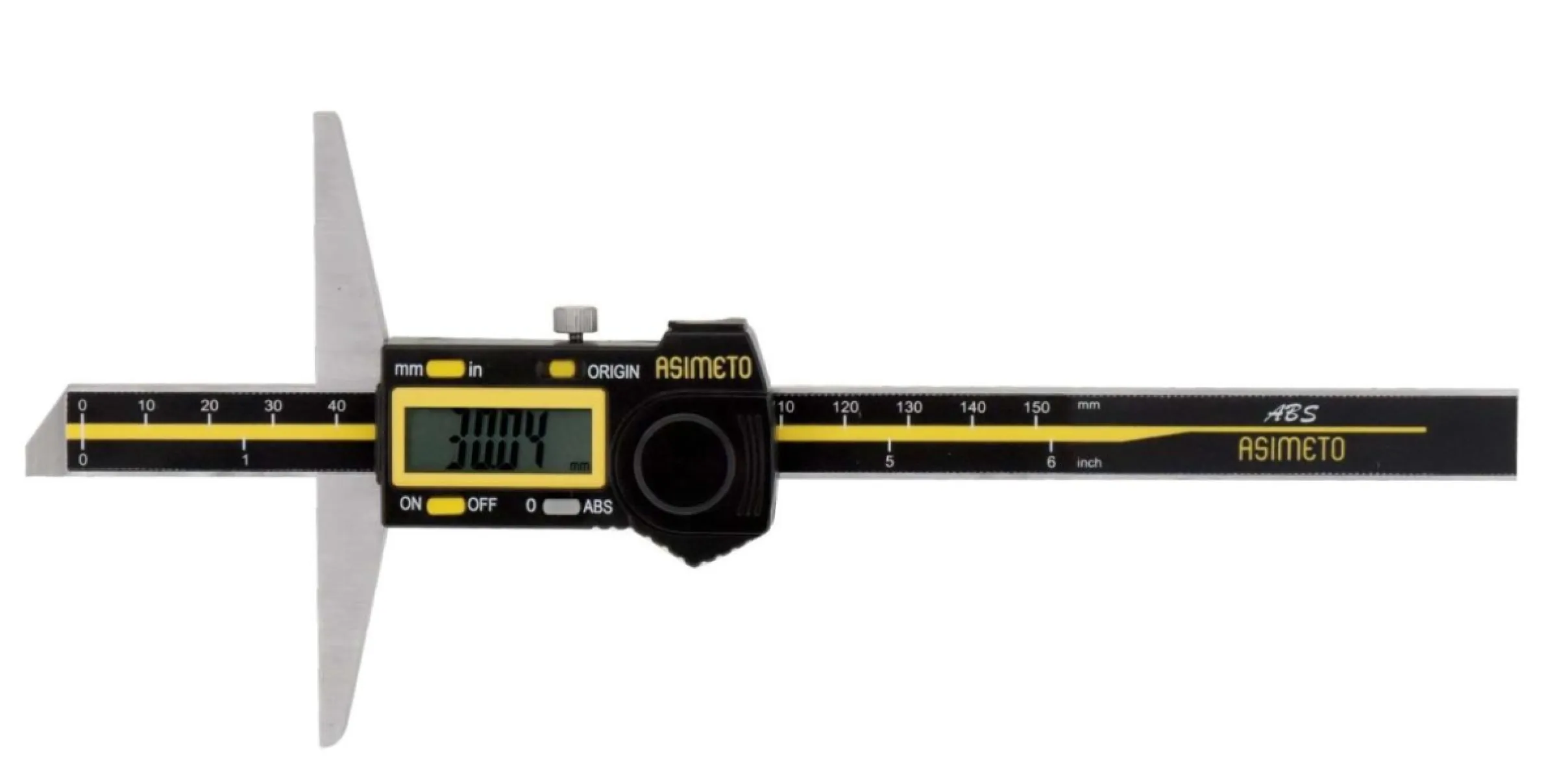 Fett 0-300mm Asimeto Abs Tip Dijital Derinlik Kumpası As-327127