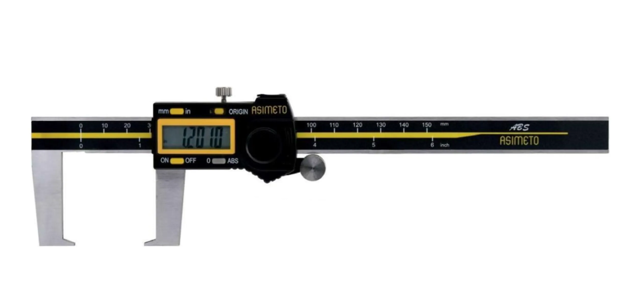 Fett 0-300mm Asimeto Abs Tip Dış Kanal Dijital Kumpası As-309123