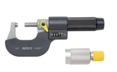 Fett 0-25mm Asimeto Numaratörlü Dışçap Mikrometresi As-108010