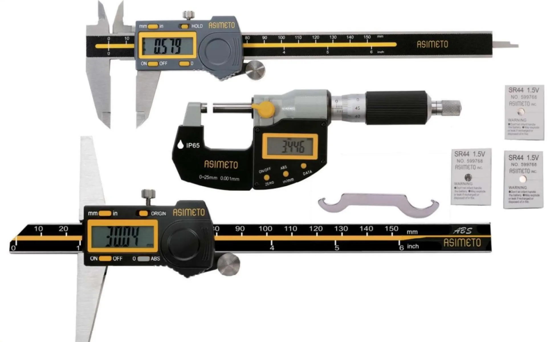 Fett 0-8”X.0005” Asimeto Dijital Derinlik Kumpası As-327087