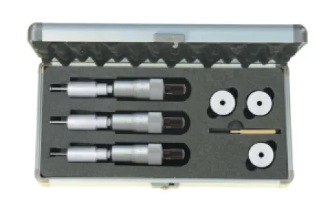 Fett 6-12mm Asimeto Mekanik 2 Ve 3 Nokta Temaslı İç Çap Mikrometre Seti As-209638