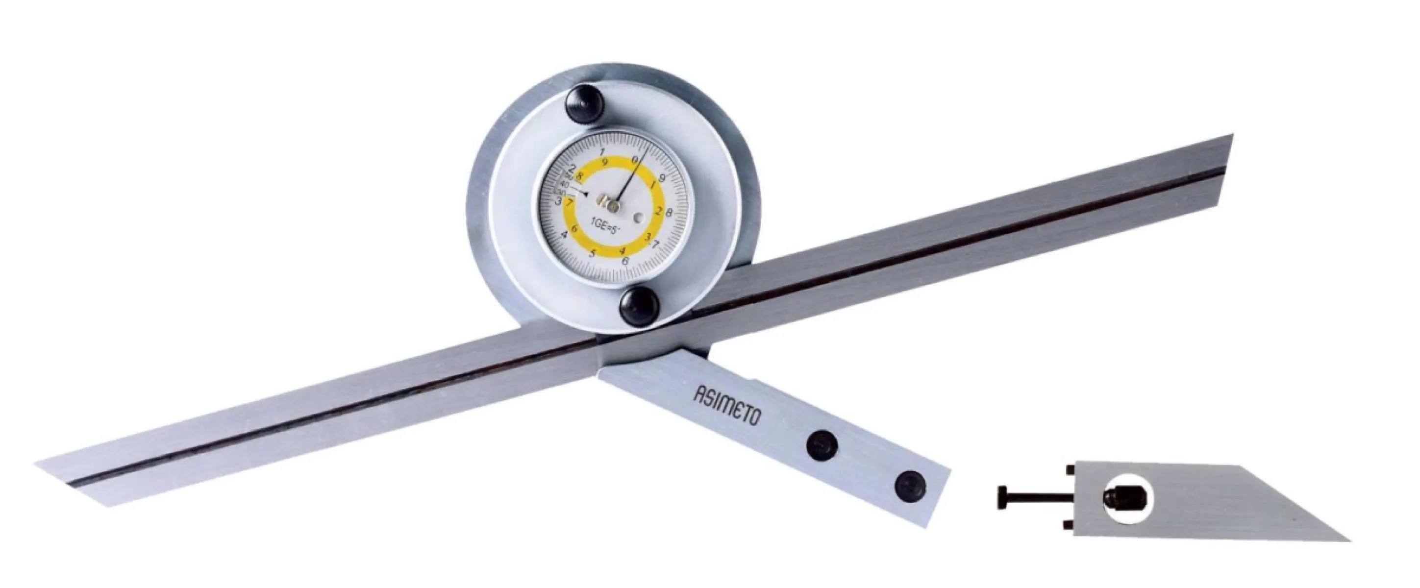 Fett As-490102 Asimeto 3 Bıçak Saatli Açı Ölçer