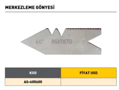 Fett 1-7mm Asimeto Radiyus Mastarı As-605420