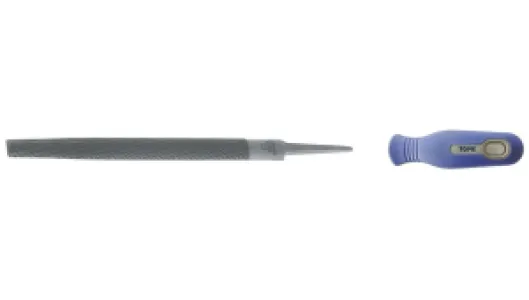 Fett 350mm Tome İnce Diş Saplı Yarım Yuvarlak Eğe