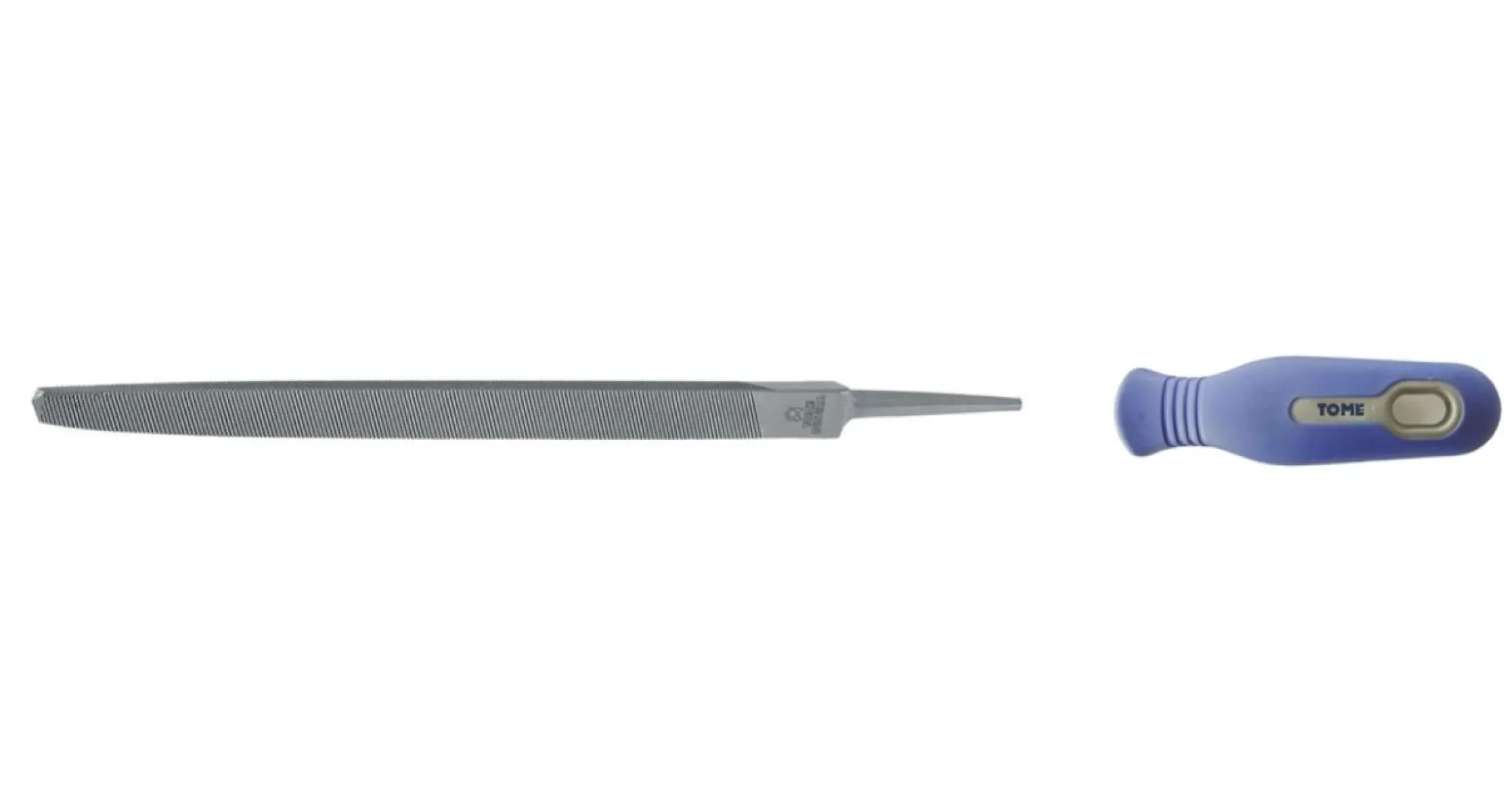 Fett 350mm Tome Orta Diş Saplı Yarım Üçgen Eğe
