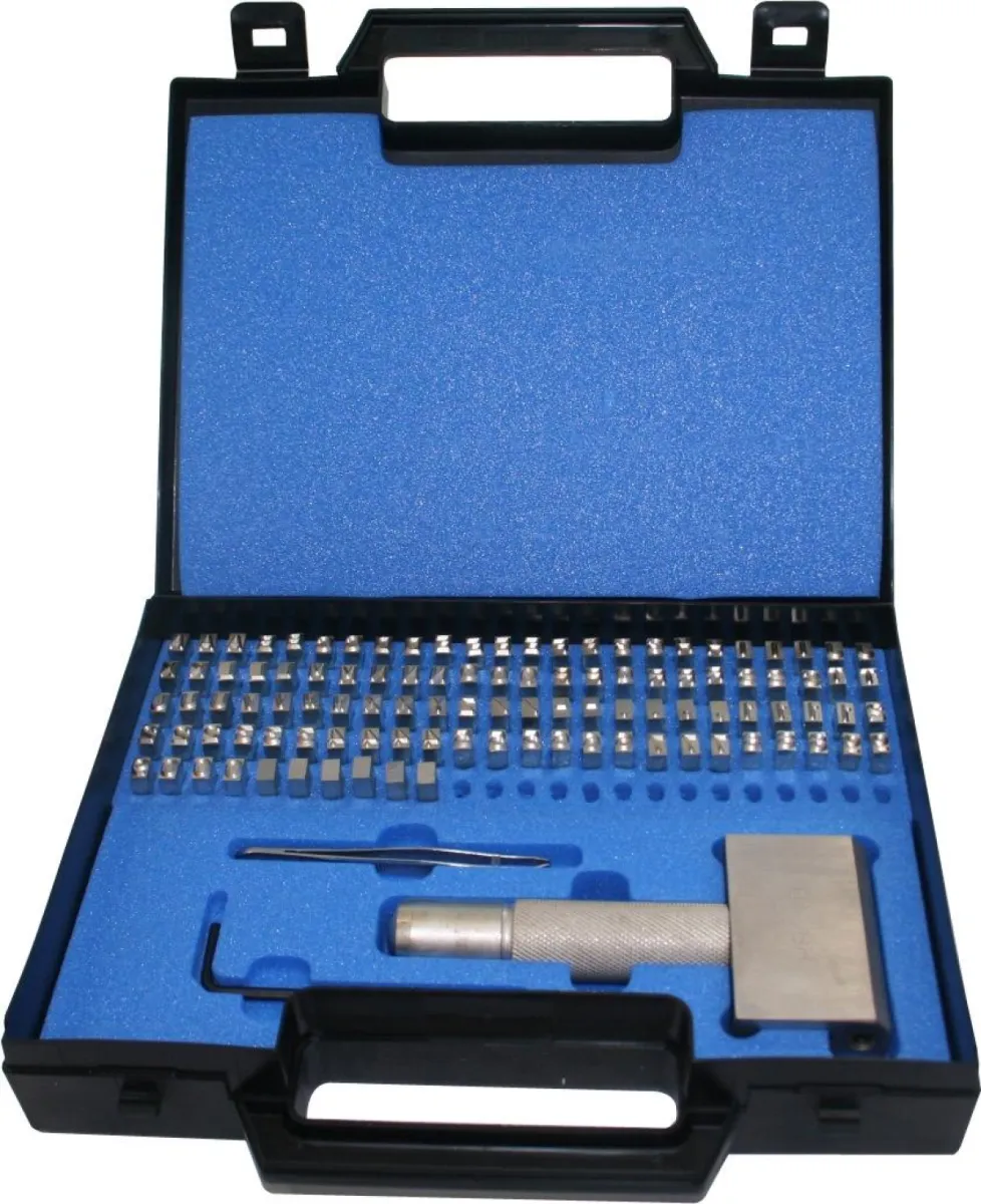 Fett 3mm Masus Çelik Harf Verakam Seti 106 Parça M16503