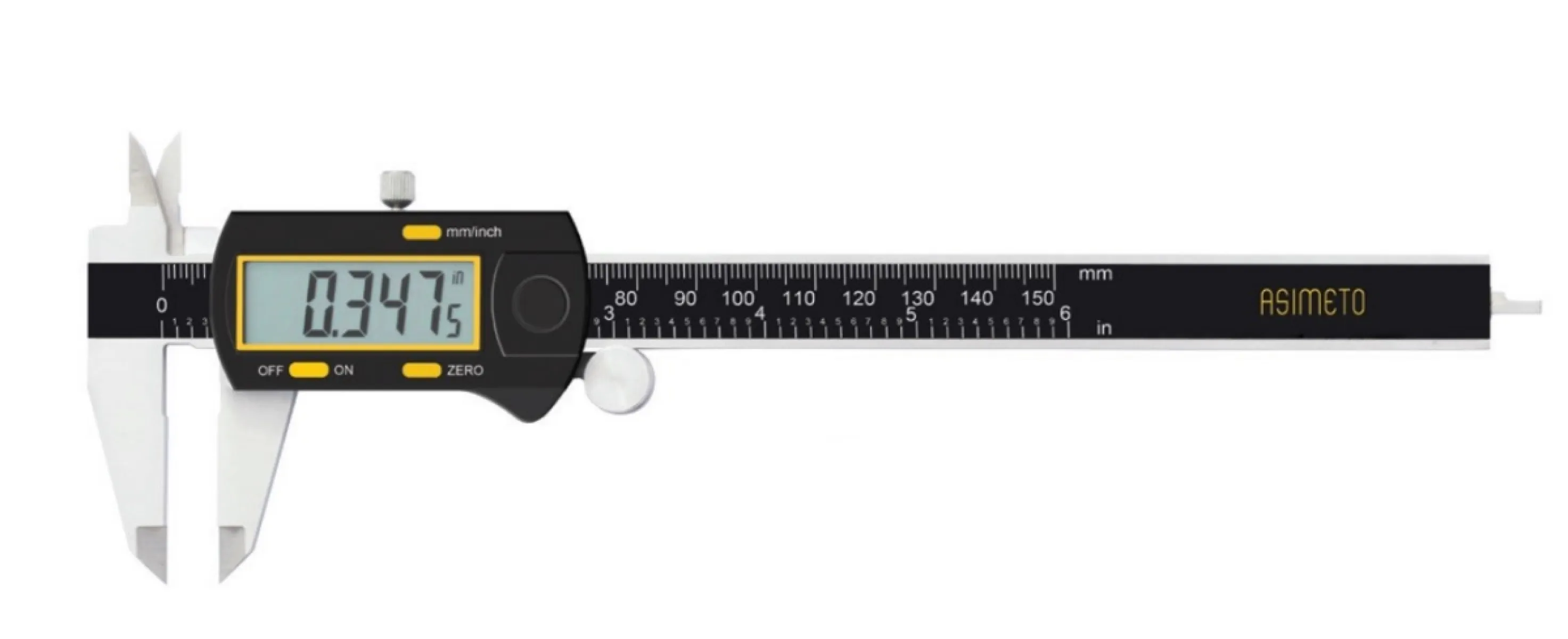 Fett 0-200mmx0.01 Asimeto Dijital Kumpas New Line AS-307281