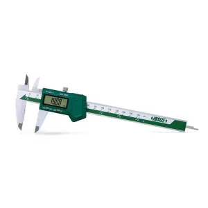 İnsize 0-150mm/0-6" Dijital Kumpas - Absolute Model (Yuvarlak Derinlik Çubuklu), Hassasiyet: 0.01mm/0.0005"