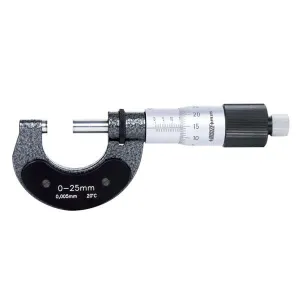 İnsize 0-25mm Dış Çap Mikrometresi, Hassasiyet: 0.005mm