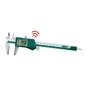 İnsize 0-300mm/0-12" Dijital Kumpas Sert Ölçüm Ağızlı - Kablosuz Veri Aktarımı, Hassasiyet: 0.01mm/0.0005"