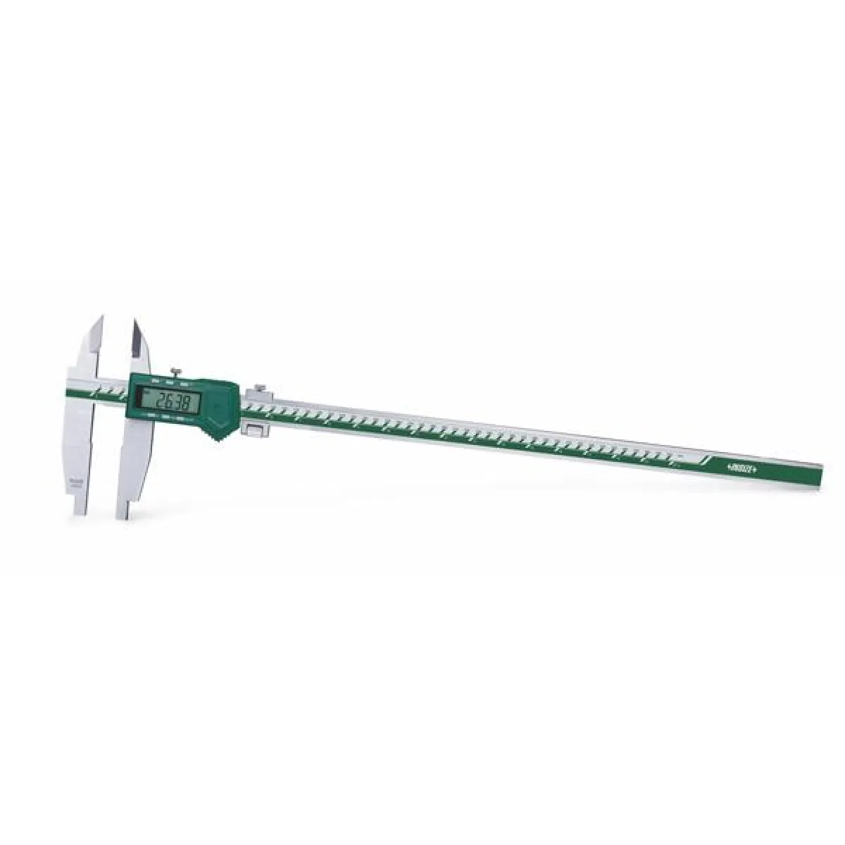 İnsize 0-600mm/0-24" Dijital Kumpas Çift Çeneli, Çene Boyu: 100mm, Hassasiyet: 0.01mm Kod: 1117-601