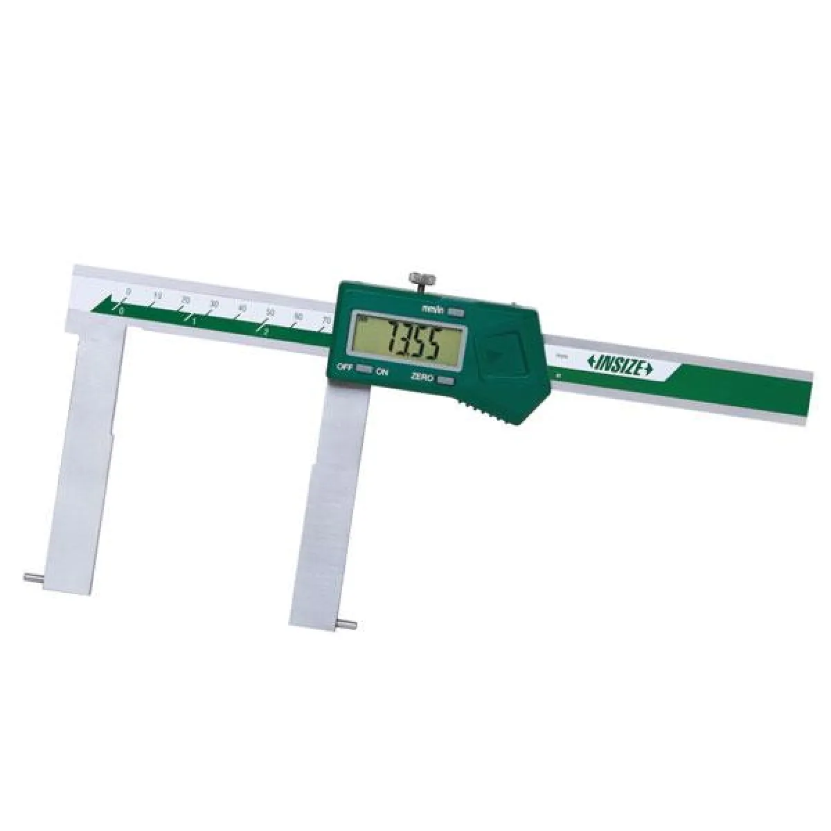 İnsize 60-300mm/2,36-12" Dijital Yuvarlak Uçlu İç Kanal Kumpası, Hassasiyet: 0.01mm/0.0005"
