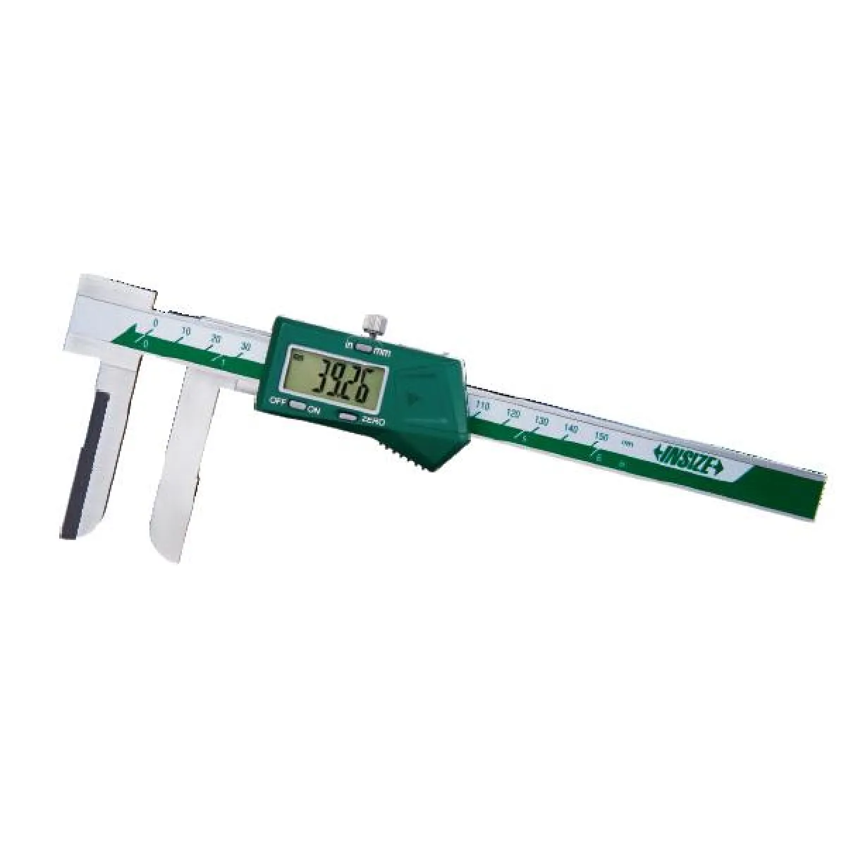 İnsize 24-300mm/0,9-12" Dijital Bıçak Ağızlı İç Delik Kumpası, Hassasiyet: 0.01mm/0.0005"