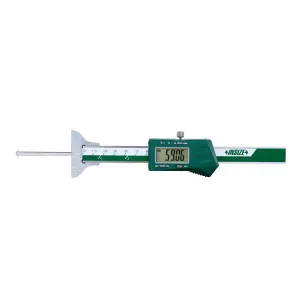İnsize 0-100mm/0-4" Dijital Derinlik Kumpası (Yuvarlak Derinlik Çubuklu), Hassasiyet: 0.01mm/0.0005" Kod: 1148-100S