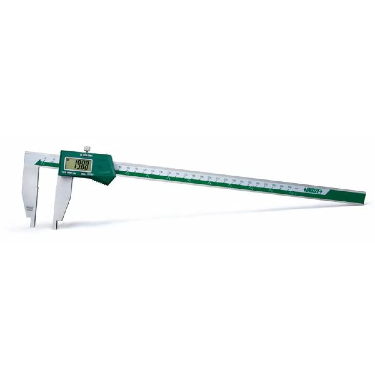 İnsize 0-300mm/0-12" Dijital Kumpas - Tek Çeneli, Çene Boyu 90mm, Hassasiyet: 0.01mm/0.0005"