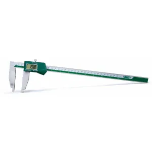 İnsize 0-300mm/0-12" Dijital Kumpas - Tek Çeneli, Çene Boyu 90mm, Hassasiyet: 0.01mm/0.0005"