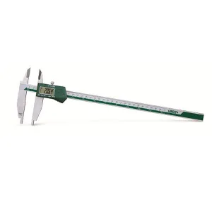 İnsize 0-300mm/0-12" Dijital Kumpas - Çift Çeneli, Çene Boyu 60mm, Hassasiyet: 0.01mm/0.0005"