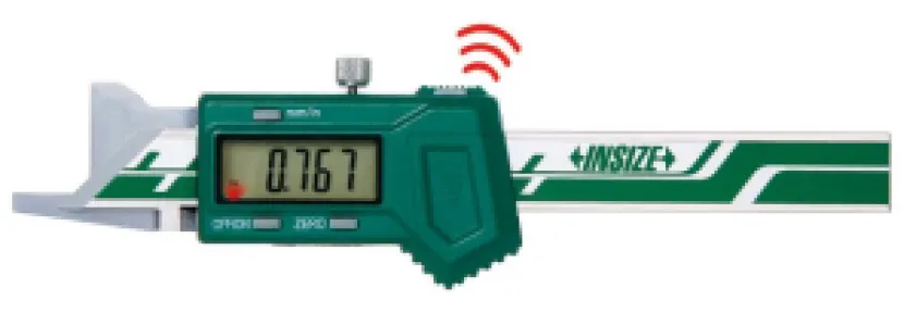 İnsize 0-10mm/0-0,39" Dijital Pah Ölçüm Kumpası (15 Derece) - Kablosuz Veri Aktarımı, Hassasiyet: 0.01mm/0.0005"