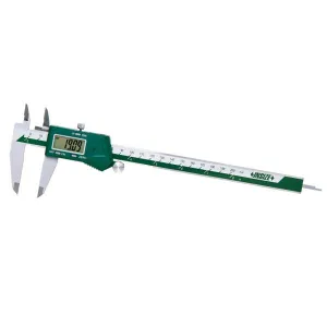 İnsize 0-300mm/0-12" Dijital Kumpas - Tek Yönlü Üst Çene (Aynı Yükseklikte Çeneler), Hassasiyet: 0.01mm/0.0005"