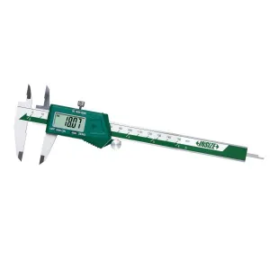 İnsize 0-300mm/0-12" Dijital Kumpas - Tek Yönlü Üst Çene (Farklı Yükseklikte Çeneler), Hassasiyet: 0.01mm/0.0005"