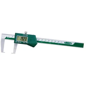 İnsize 0-300mm/0-12" Dijital Düz Uçlu Dış Kanal Kumpası, Hassasiyet: 0.01mm/0.0005"