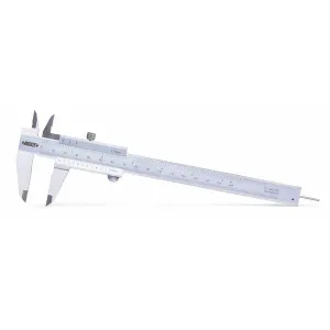 İnsize 0-150mm/0-6" Mekanik Kumpas (Yuvarlak Derinlik Çubuklu), Hassasiyet: 0.05mm/1/128"