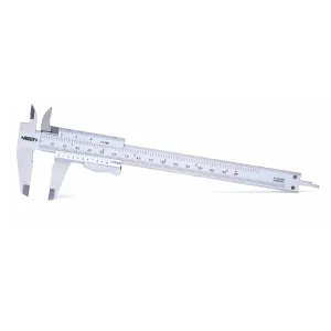 İnsize 0-200mm/0-8" Mekanik Kumpas Mandallı, Hassasiyet: 0,05mm/1/128''