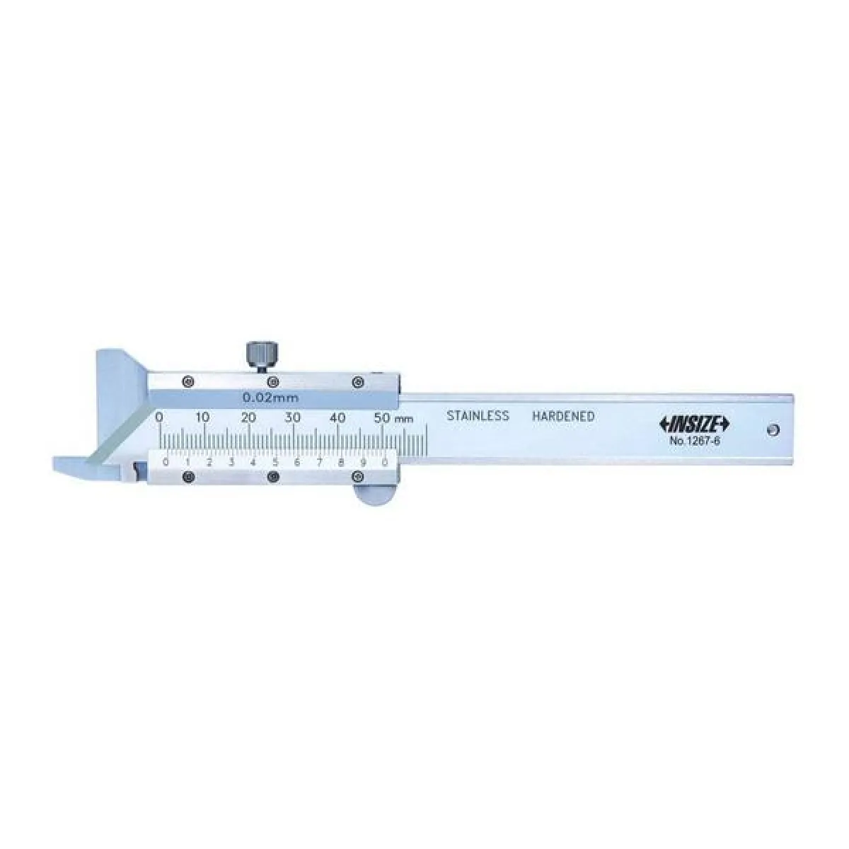 İnsize 0-10mm Mekanik Pah Ölçüm Kumpası (60 Derece), Hassasiyet: 0.02mm