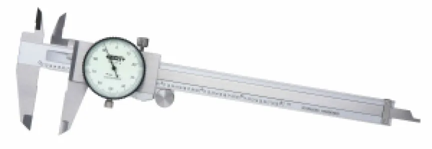 İnsize 0-200mm Saatli Kumpas, Hassasiyet: 0.01mm