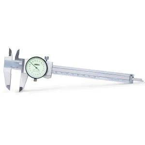 İnsize 0-150mm Saatli Kumpas (Sürme Tekerleksiz), Hassasiyet: 0.02mm