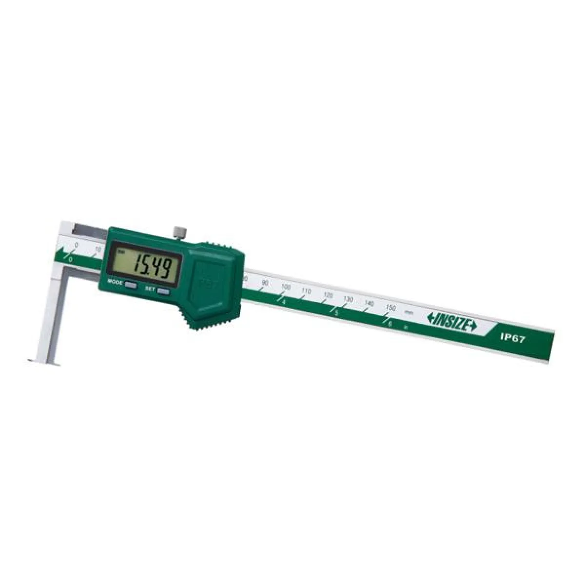 İnsize 8-150mm/0,31-6" Dijital İç Kanal Kumpası (İnce Ağızlı - Ip67, Bilgi Çıkışsız), Hassasiyet: 0.01mm/0.0005"