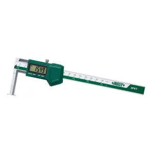 İnsize 8-150mm/0,31-6" Dijital İç Kanal Kumpası (İnce Ağızlı - Ip67, Bilgi Çıkışsız), Hassasiyet: 0.01mm/0.0005"