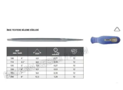 Tome İnce Testere Bileme Eğesi 150mm