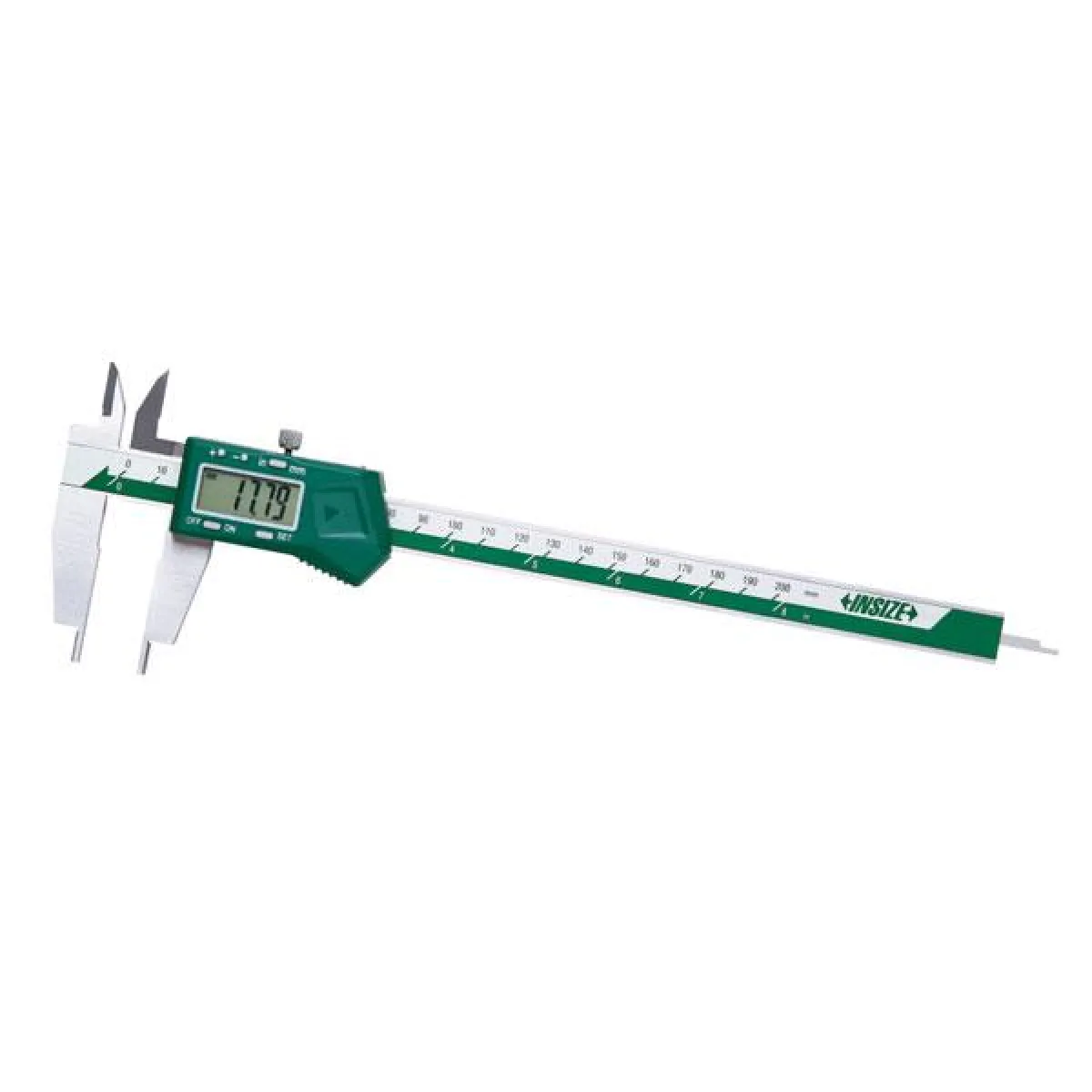 İnsize 0-200mm/0-8" Dijital İç Çap Kumpası - Kolay Konumlandırma Yüzeyli, Hassasiyet: 0.01mm/0.0005"