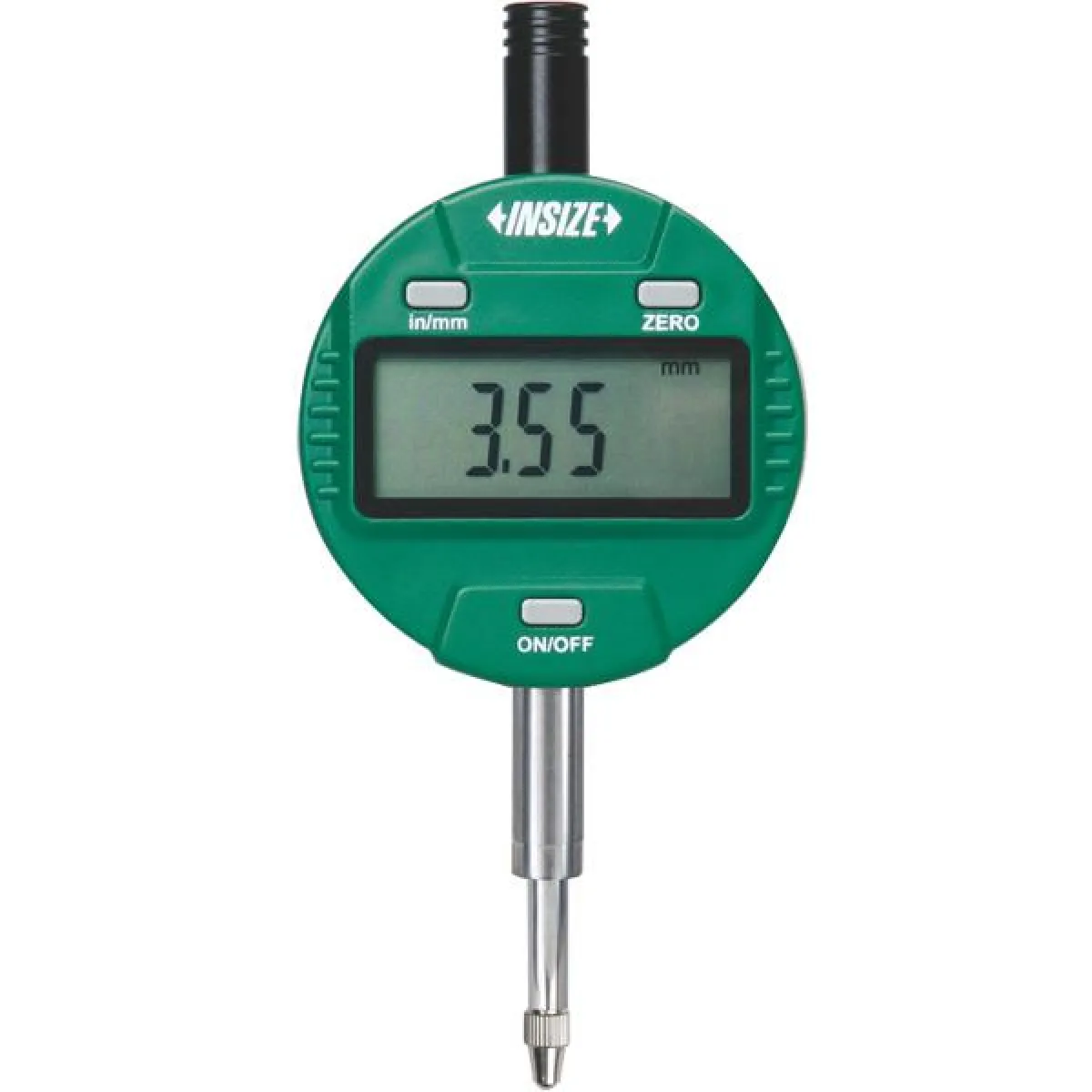 İnsize 12,7mm/0,5" Dijital Komparatör Saati, Düz Kapaklı, Hassasiyet: 0.001mm/0.00005"