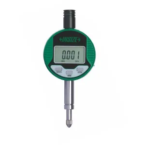 İnsize 5mm/0,2" Dijital Kompakt Komparatör Saati, Düz Kapaklı, Hassasiyet: 0.001mm/0.00005"