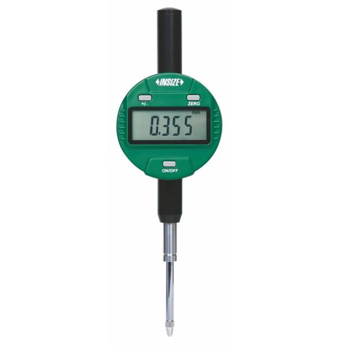 İnsize 25,4mm Metrik Dijital Komparatör Saati - Kulaklı Kapaklı, Hassasiyet: 0.001mm