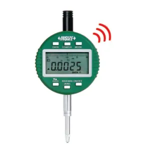 İnsize ,5"/12,7mm Yüksek, Hassasiyet:li Dijital Komparatör Saati (Kablosuz Veri Aktarımı - Düz Kapak), Hassasiyet: .00002"/0.0005mm