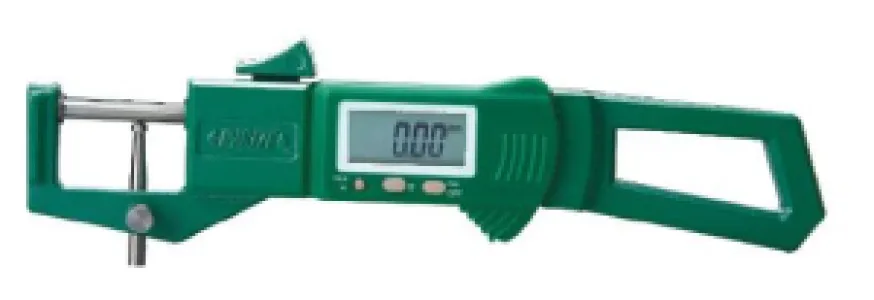 İnsize 0-25mm/0-1" Dijital Kalınlık Komparatörü Yatay Tip, Hassasiyet: 0.01mm Kod: 2163-25