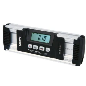 İnsize 0~360° (90°X4) Dijital Gönye Ve Terazi, Hassasiyet: 0.05°(=0.873mm/M)