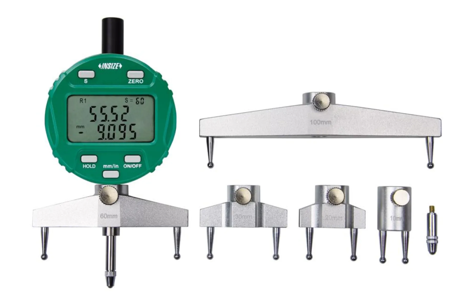 İnsize R5-999,99mm Dijital Radüs Komparatörü ( Küre Yüzeyler İçin ), Hassasiyet: 0.01mm