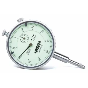 İnsize 0-10mm Komparatör Saati Ekonomik Model (Düz Kapaklı), Hassasiyet: 0.01mm