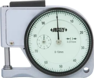 İnsize 0-10mm Saatli Kalınlık Ölçme (Cep Tipi ), Hassasiyet: 0.01mm
