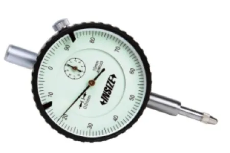 İnsize 0-10mm Komparatör Saati Ters Okumalı (Kulaklı Kapaksız), Hassasiyet: 0,01mm