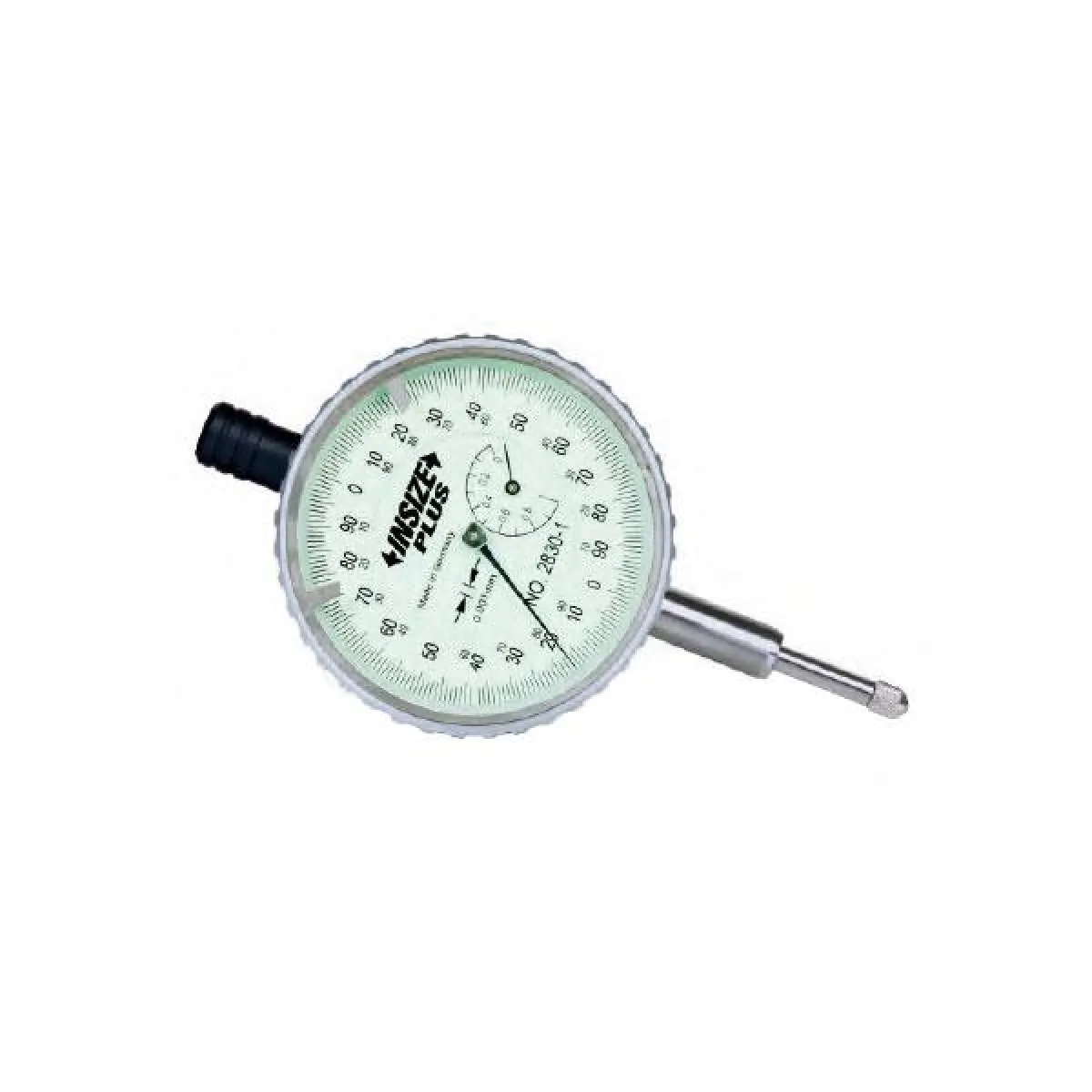 İnsize 1mm Komparatör Saati - Hassas Model (Kulaklı Kapaklı), Hassasiyet: 0,001mm