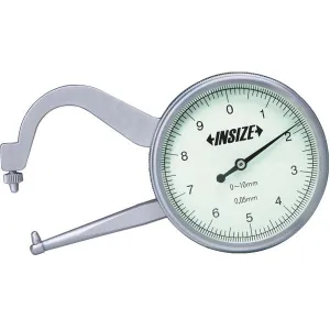 İnsize 0-10mm Saatli Kalınlık Ölçme, Hassasiyet: 0.05mm Kod: 2862-102